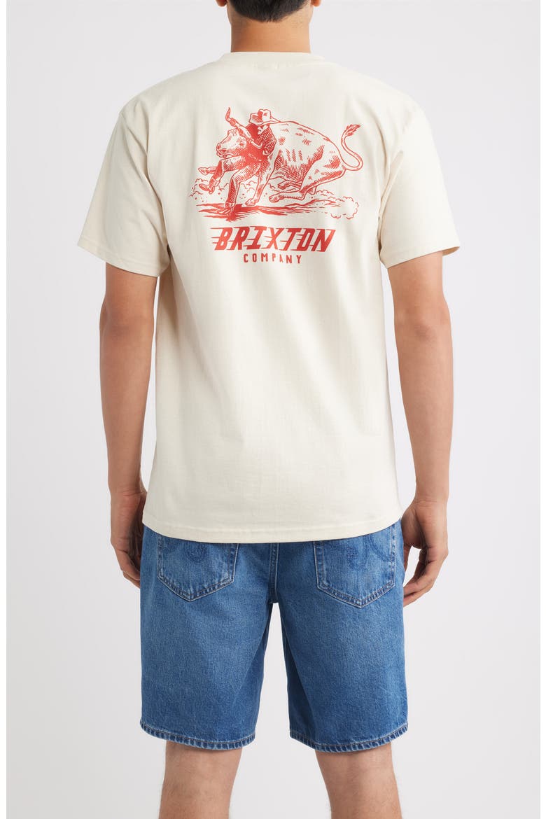 Bulldogger Graphic T-Shirt, Alternate, color, CREAM