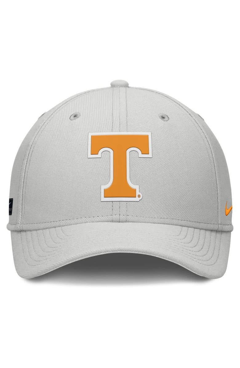 Nike Men's Nike Gray Tennessee Volunteers Rise Practice Performance Adjustable Hat, Alternate, color,