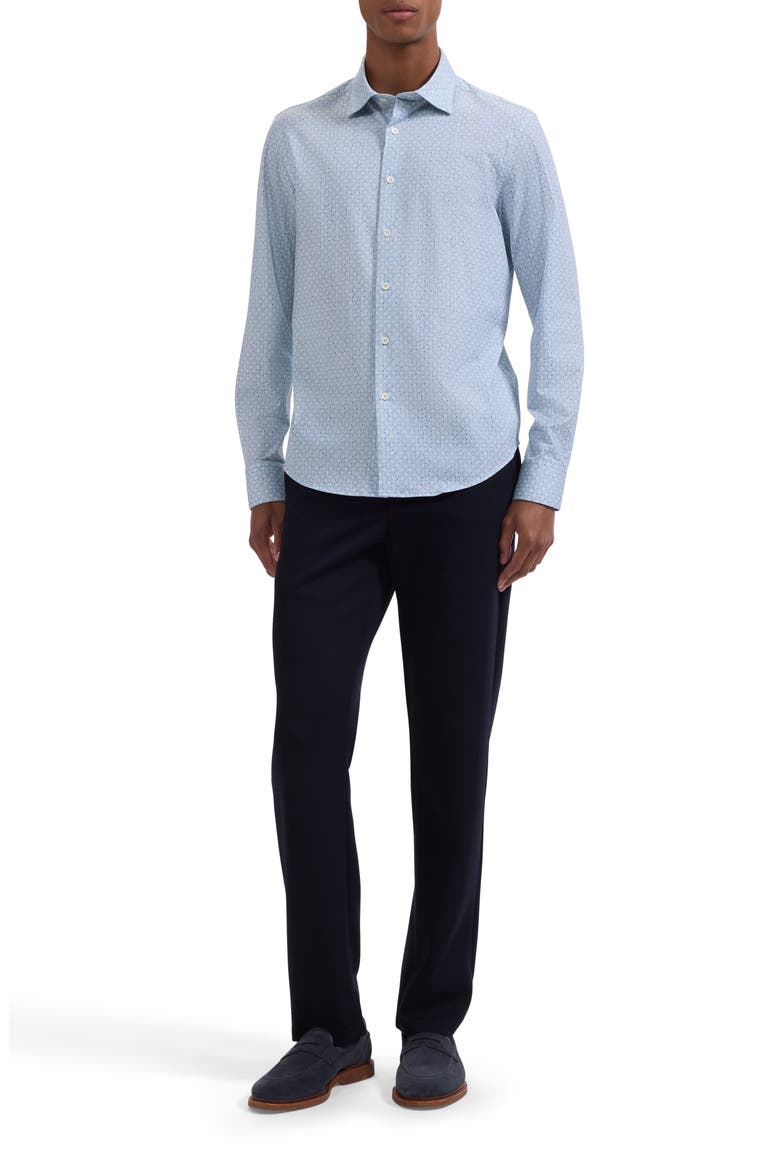 James OoohCotton® Floral Button-Up Shirt, Alternate, color, SEAFOAM