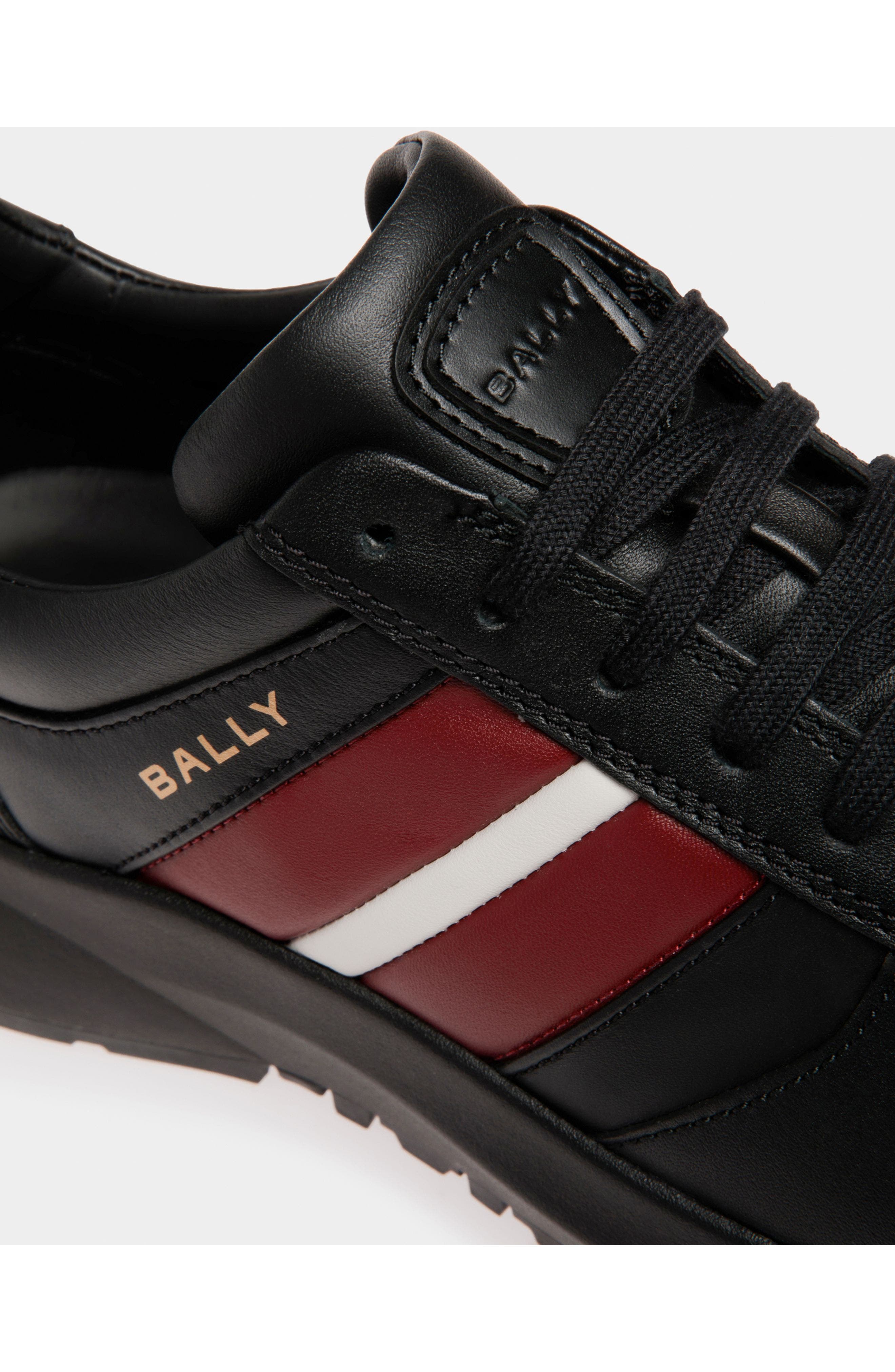 Bally Calf Leather Outline Sneaker, Alternate, color, 