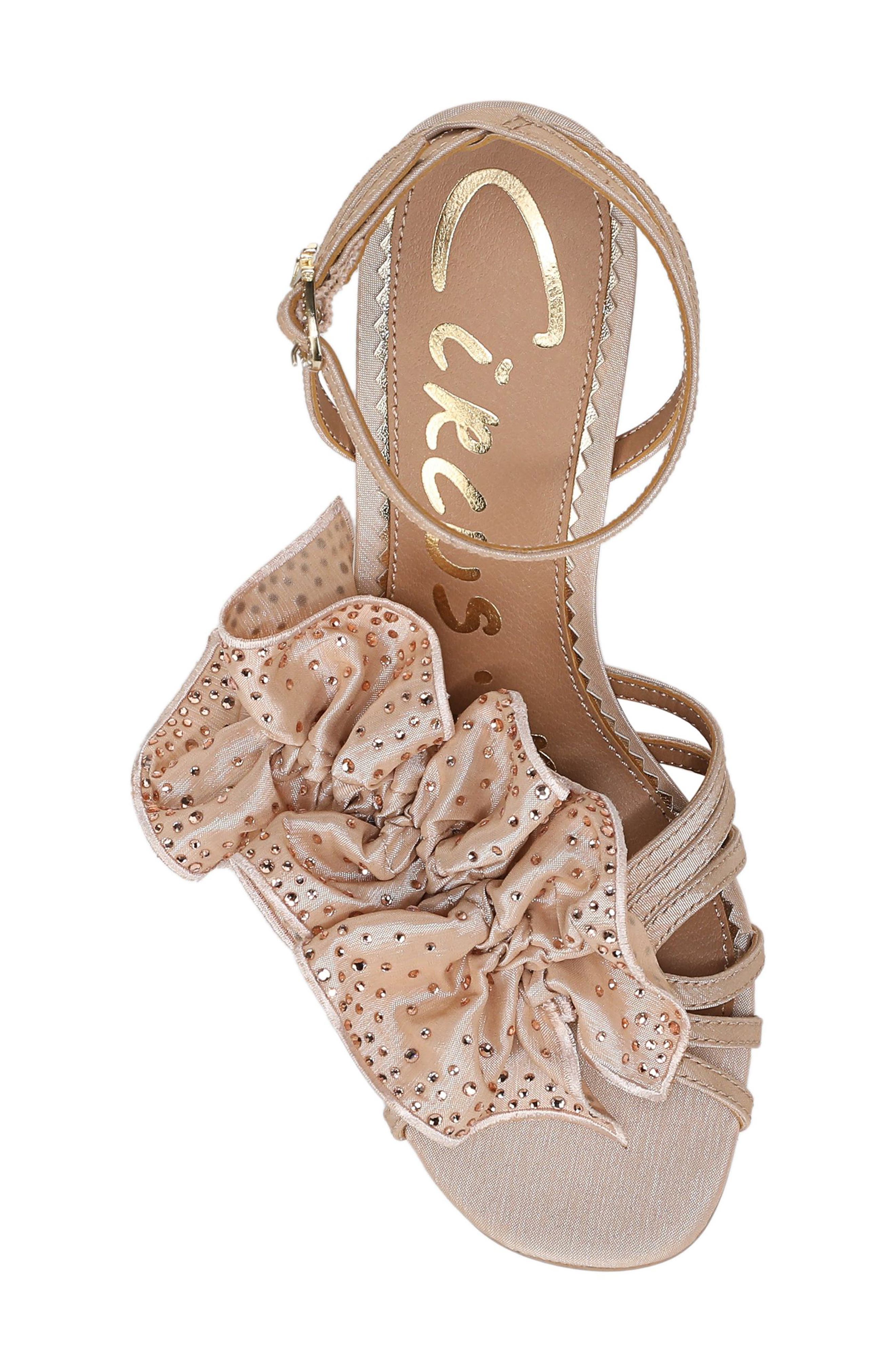 Lucille Ankle Strap Sandal, Alternate, color, CHAMPAGNE