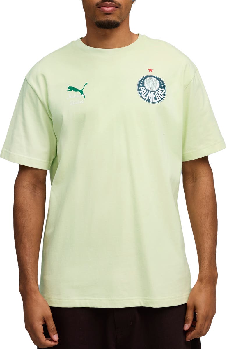 PUMA x KidSuper SEP Cotton Graphic T-Shirt, Main, color, Green Illusion-Vine