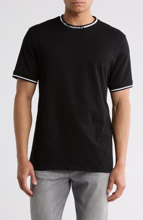 Logo Trim Crewneck T-Shirt