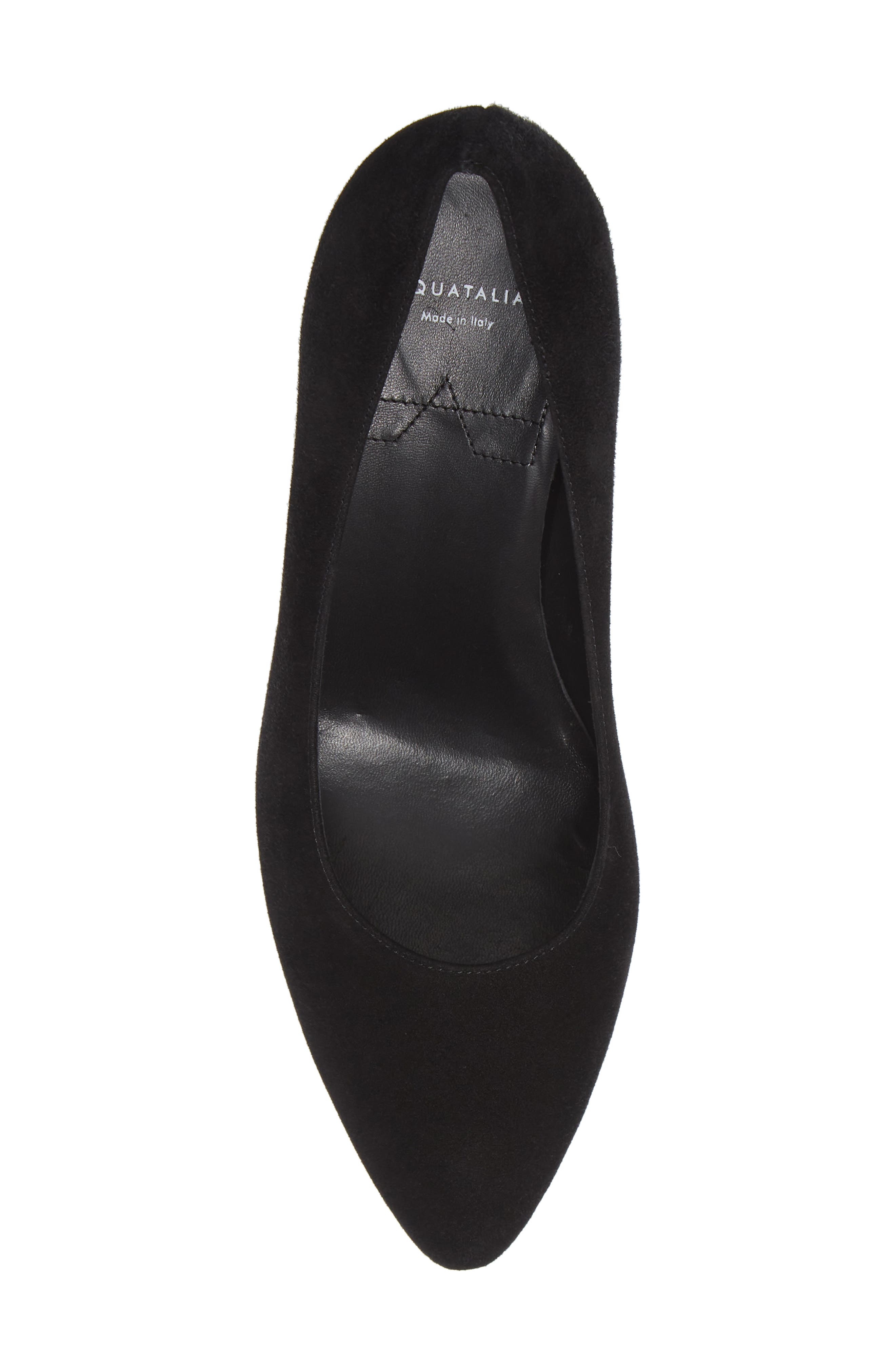 Aquatalia Peony Weatherproof Pump, Alternate, color, Black/ Black