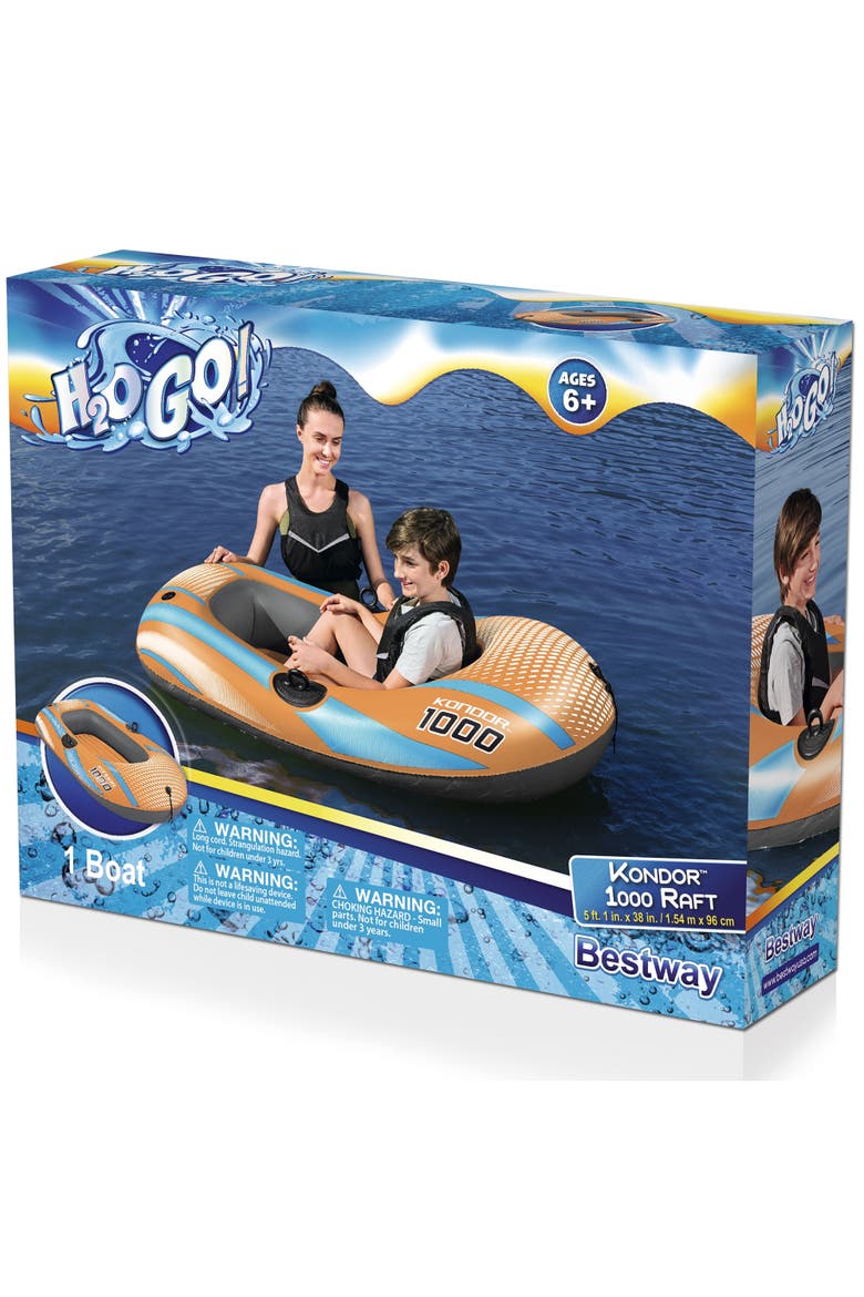 4'11" x 33" Kondor 1000 Water Inflatable Raft, Alternate, color, Multicolored