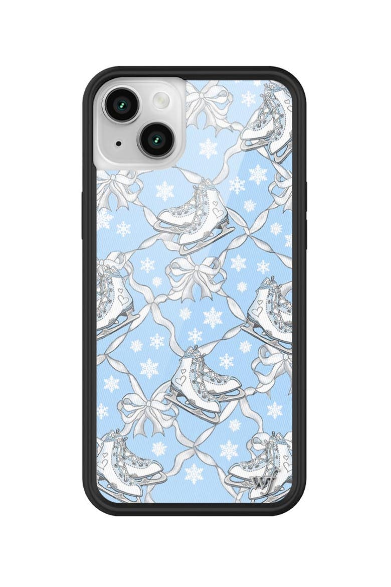 Skates iPhone Case, Alternate, color, Blue