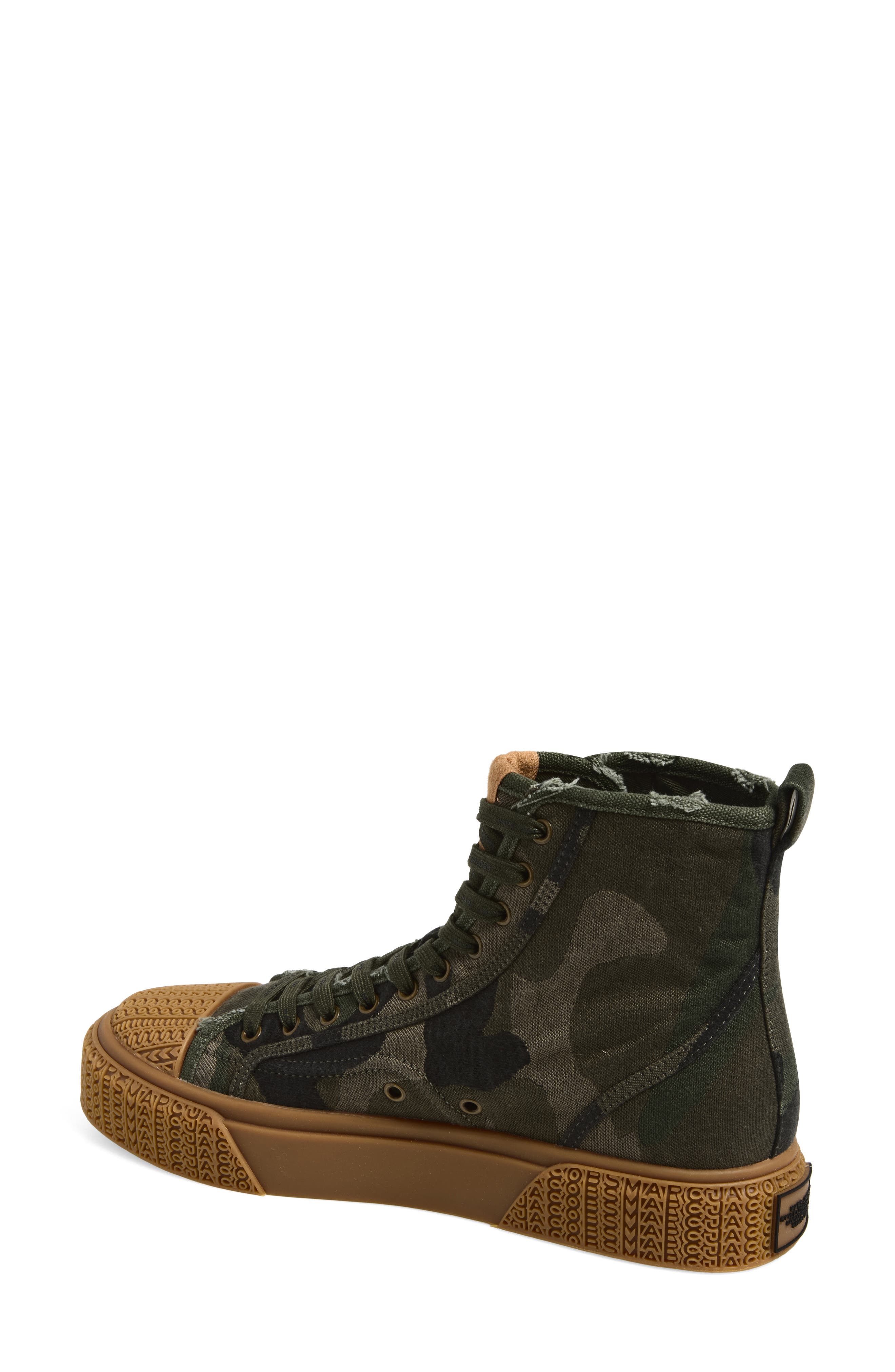 The High Top Platform Sneaker, Alternate, color, CAMO MULTI
