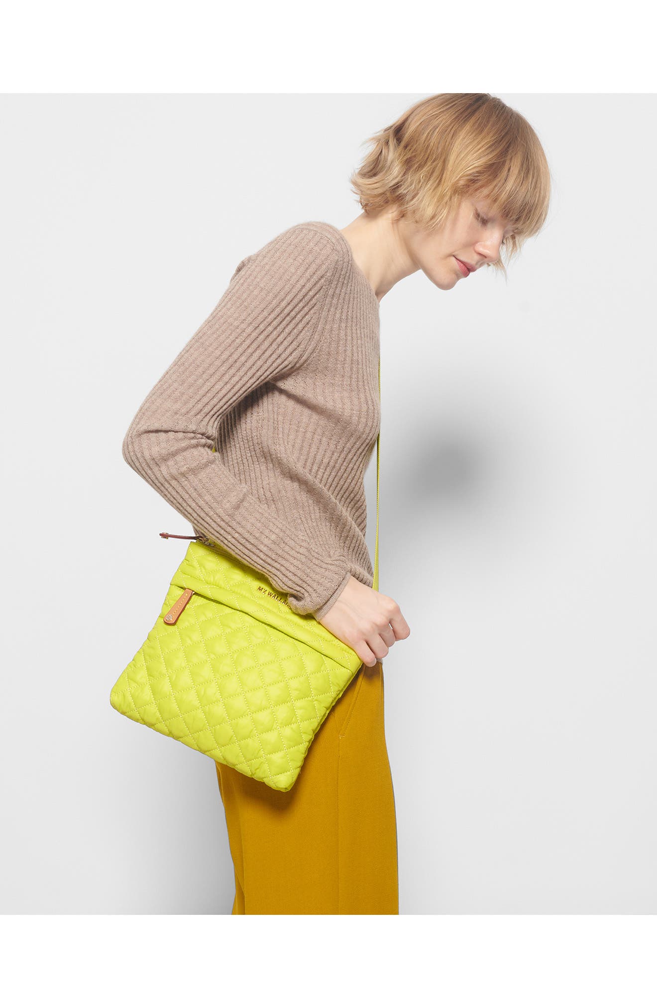 MZ Wallace Metro Flat Crossbody Bag, Alternate, color, 