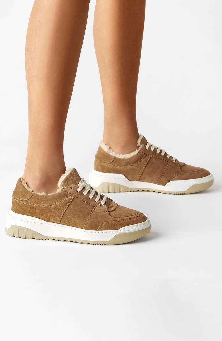 La Canadienne Klare Water Resistant Genuine Shearling Lined Sneaker, Alternate, color,