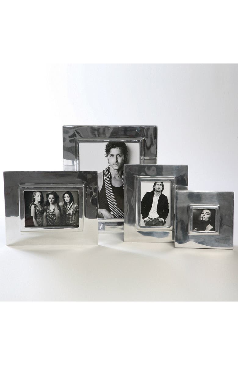 Lunares Linea Frame, Alternate, color, 4 X 6 - Silver