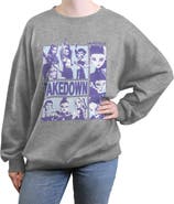 KPop Demon Hunters Junior's KPop Demon Hunters Takedown Huntrix Superstars Sweatshirt