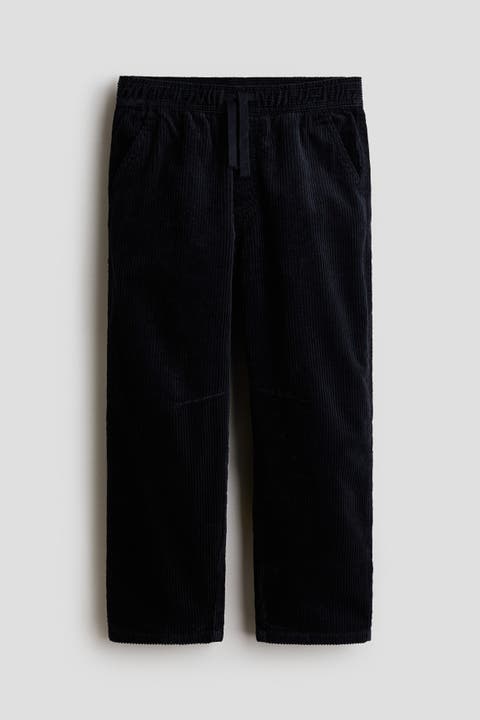 Barrel-Leg Corduroy Joggers