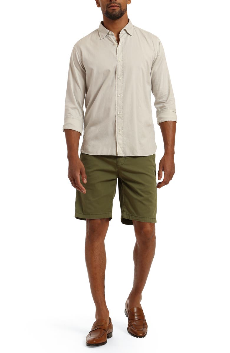 34 Heritage Arizona Flat Front Chino Shorts, Alternate, color, 