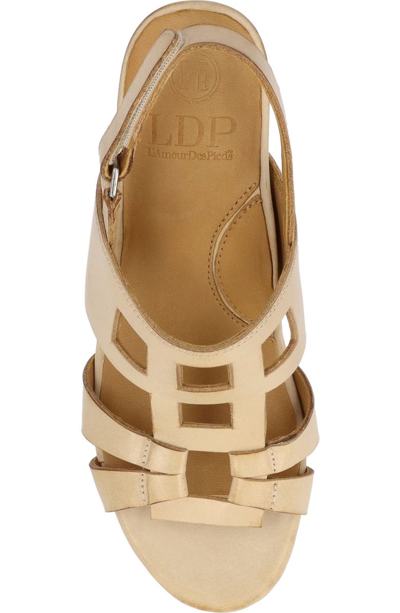 L'Amour des Pieds Marise Slingback Sandal, Alternate, color, Cream