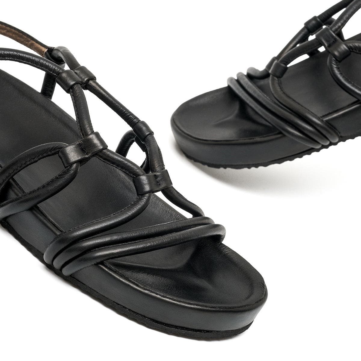 ALTA Flora Sandals, Alternate, color, Black