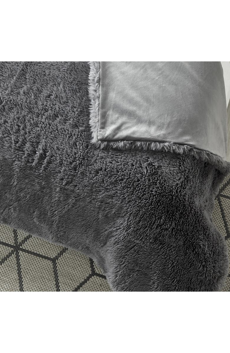 INSPIRED HOME Faux Fur Throw Blanket, Alternate, color, 