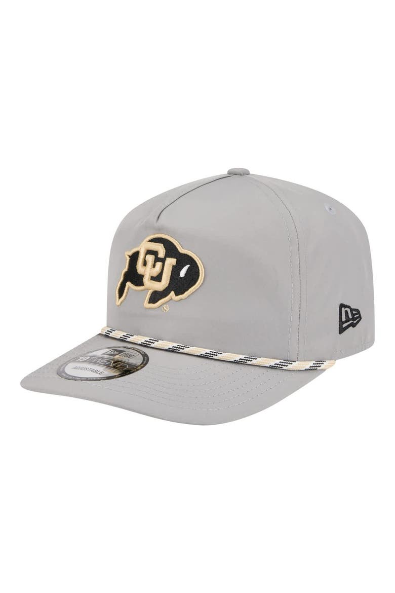 Men's New Era Gray Colorado Buffaloes 19TWENTY Adjustable Hat, Main, color, Gray