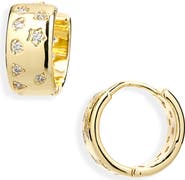 NORDSTROM RACK CZ Huggie Hoop Earrings
