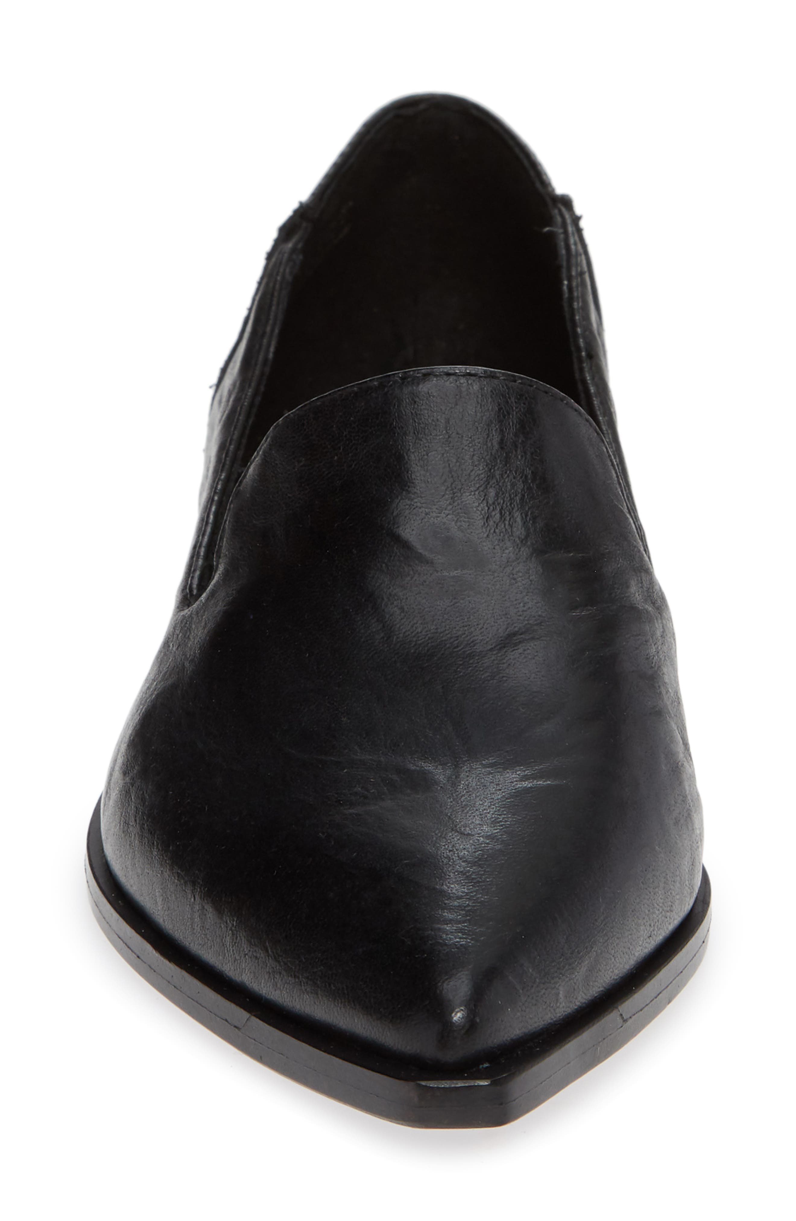 Frye Kenzie Venetian Flat, Alternate, color, Black