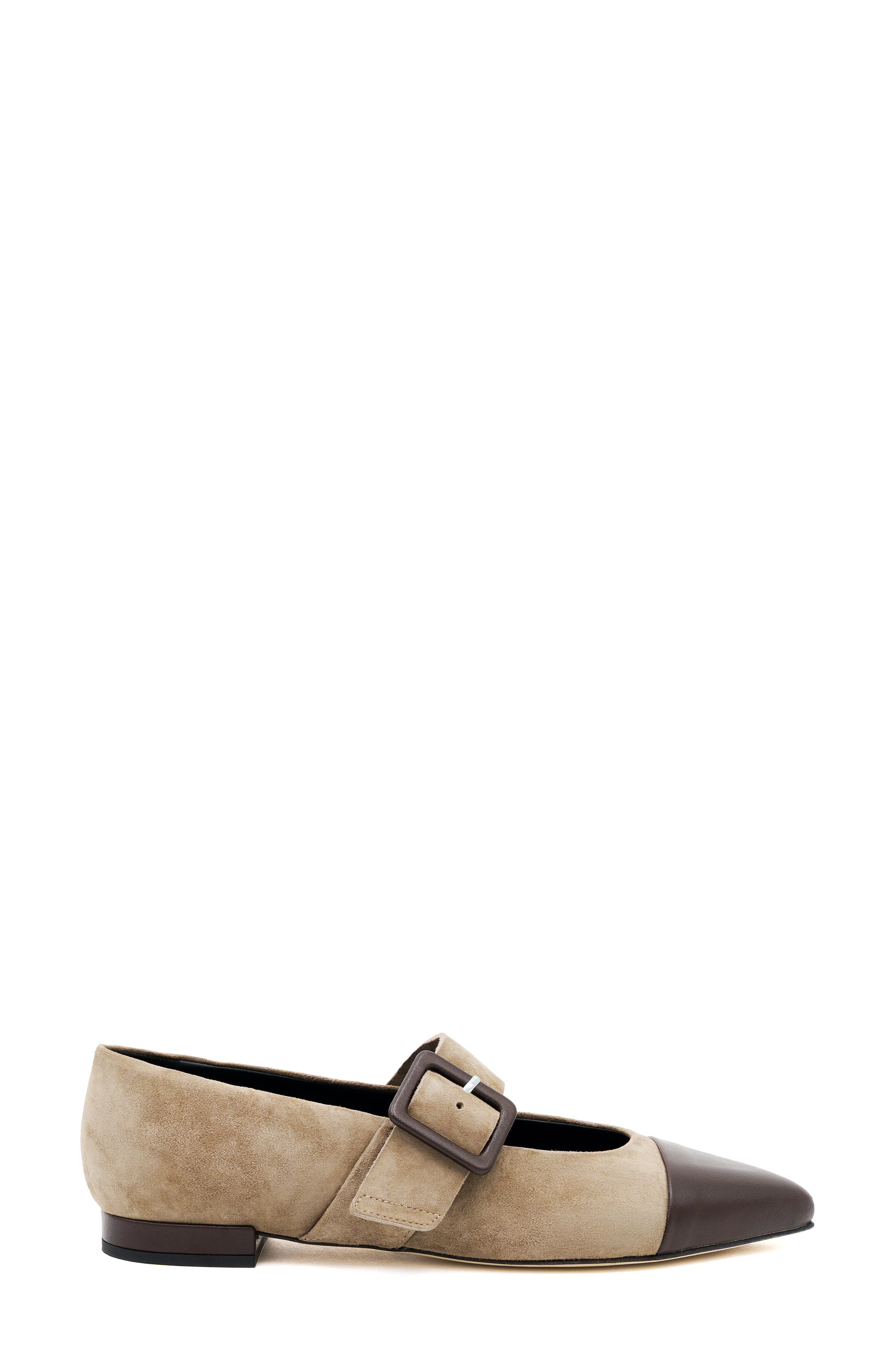 Tamigi Leather Mary Jane, Alternate, color, OAT/ EBONY