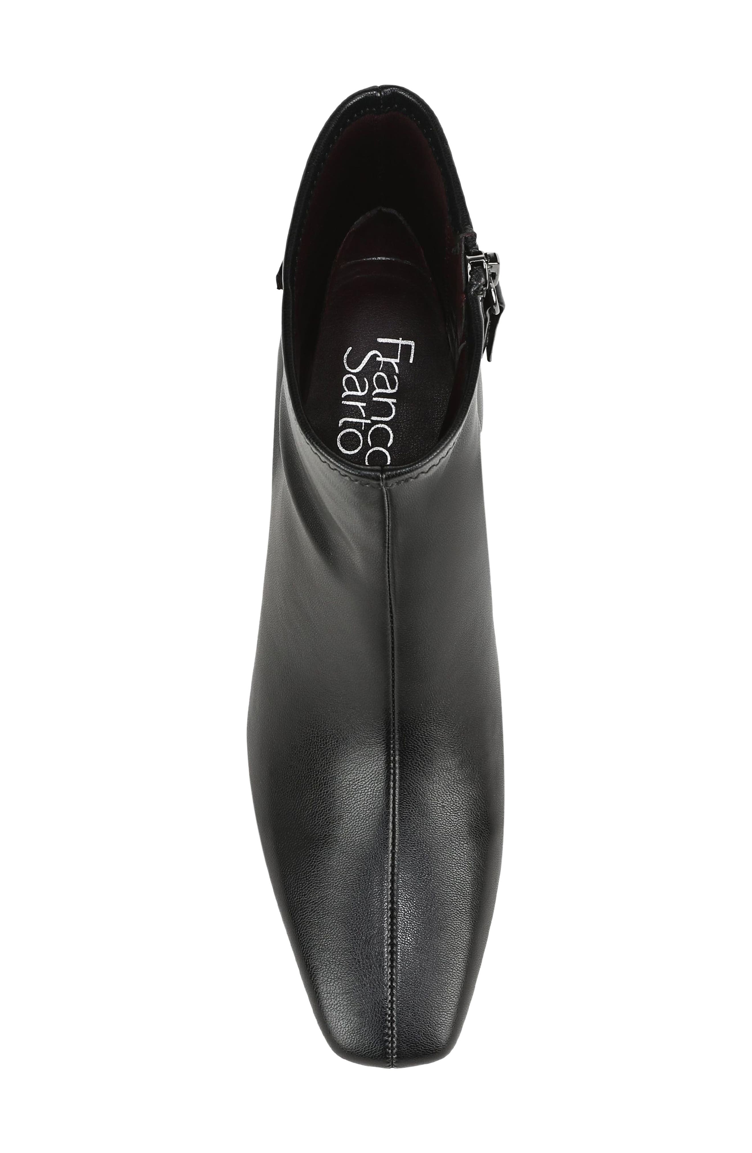 Flxstina Faux Leather Bootie, Alternate, color, BLACK