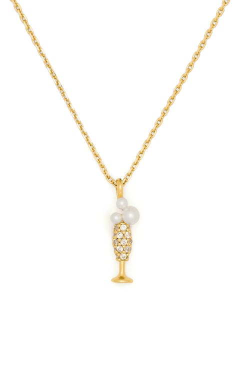 here's to you pendant necklace