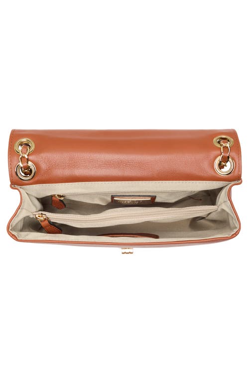 Valentino By Mario Valentino Alice Signature Shoulder Bag In Brown