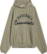 Fear of God Essentials x MLB Embroidered Cotton Blend Fleece Hoodie