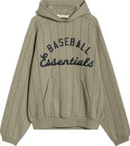 Fear of God Essentials x MLB Embroidered Cotton Blend Fleece Hoodie