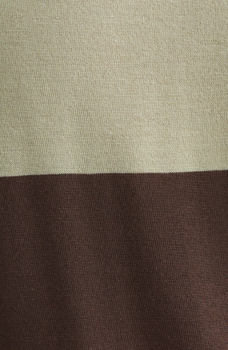 FERRAGAMO Colorblock Virgin Wool Sweater, Alternate, color, Red/ Exp/ Bur