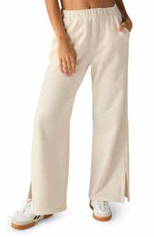 Beyond Yoga Open Ended Mid Rise Wide Leg Pants