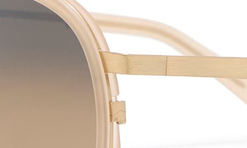 Maui Jim 51mm Aviator Sunglasses In Gold