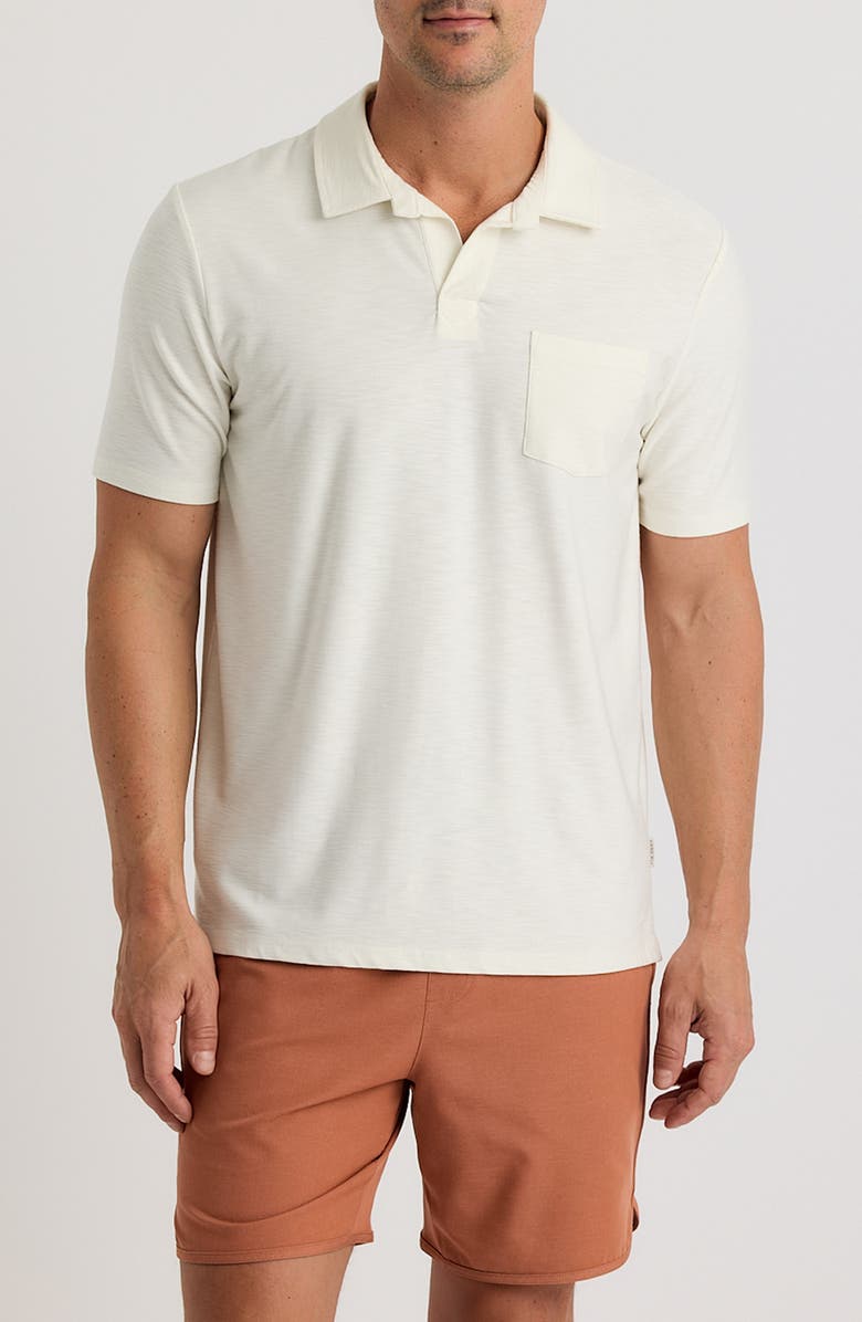 Free Fly Slub Polo II, Main, color, Sea Salt