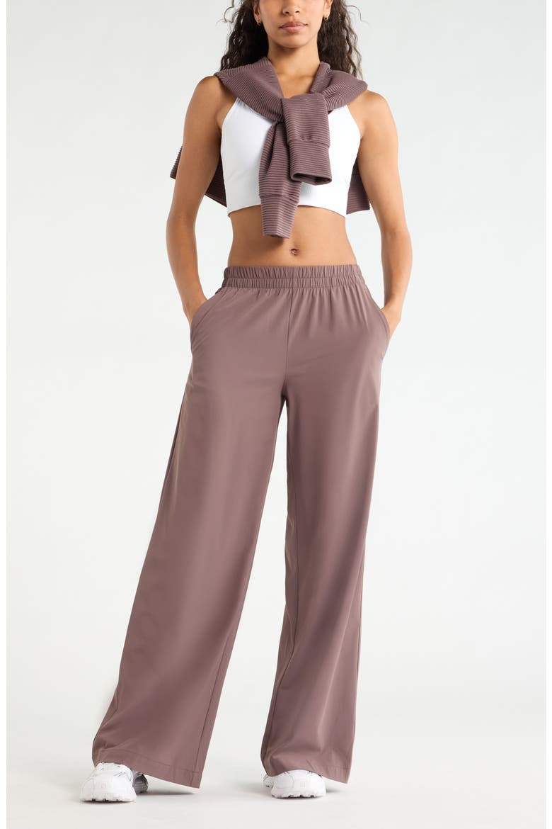 Atlas Wide Leg Pants, Alternate, color, GREY PLUM