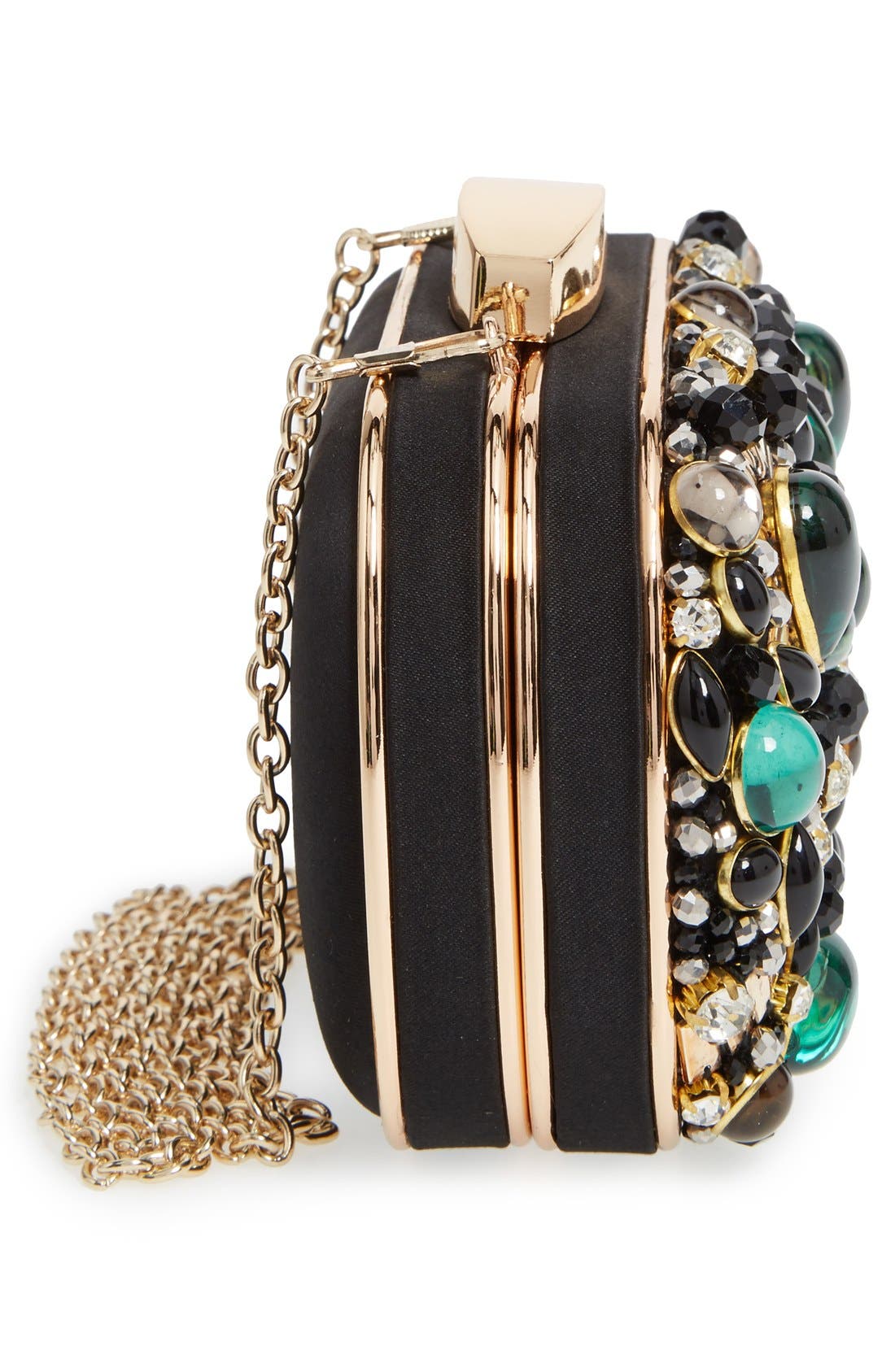 ZZDNU Natasha Couture Natasha Couture Embellished Box Clutch, Alternate, color, 