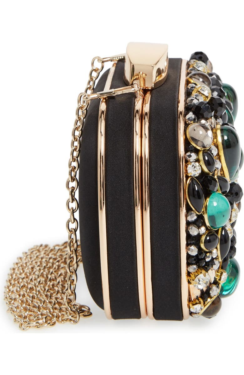 ZZDNU Natasha Couture Natasha Couture Embellished Box Clutch, Alternate, color,