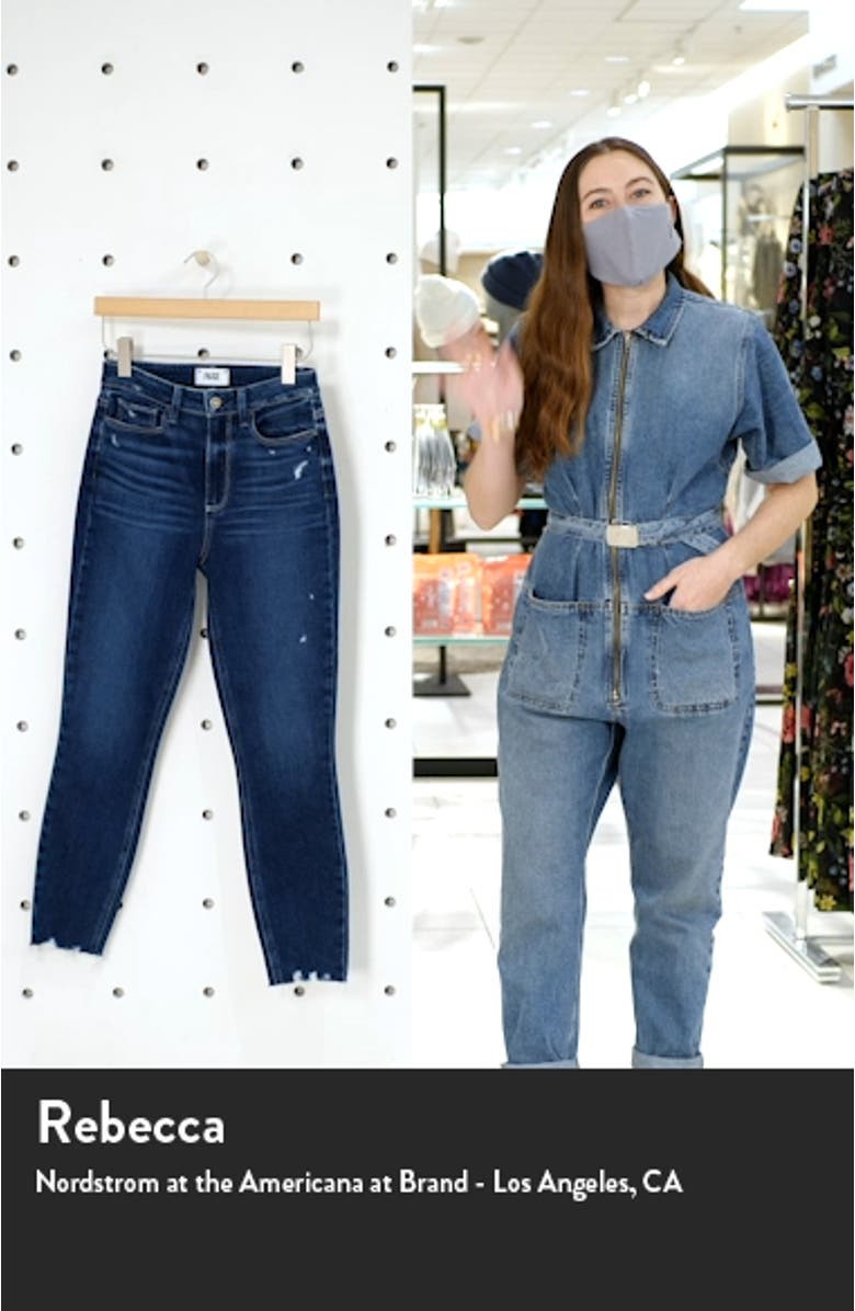 Transcend Margot High Waist Ankle Skinny Jeans, sales video thumbnail