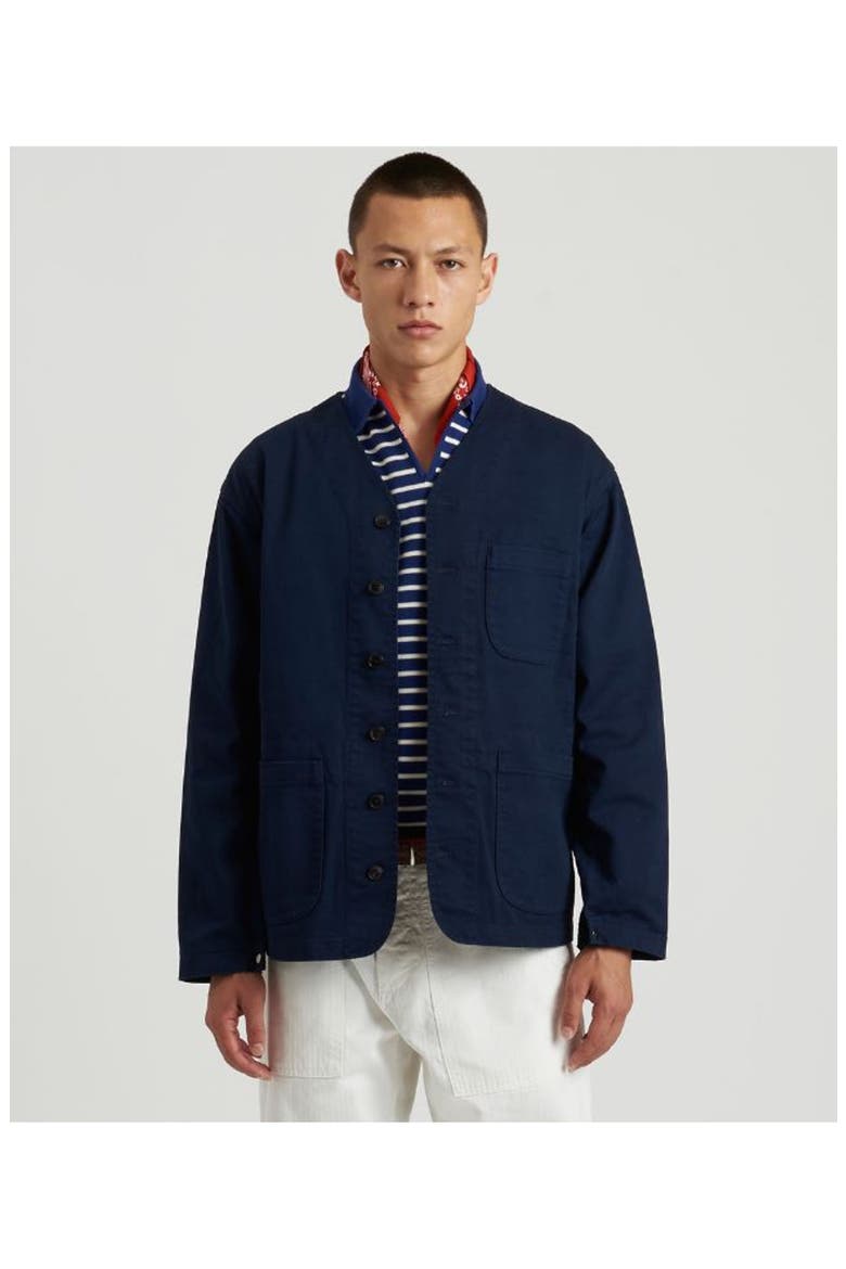Vintage Baseball Inspired Overshirt, Alternate, color, Blue