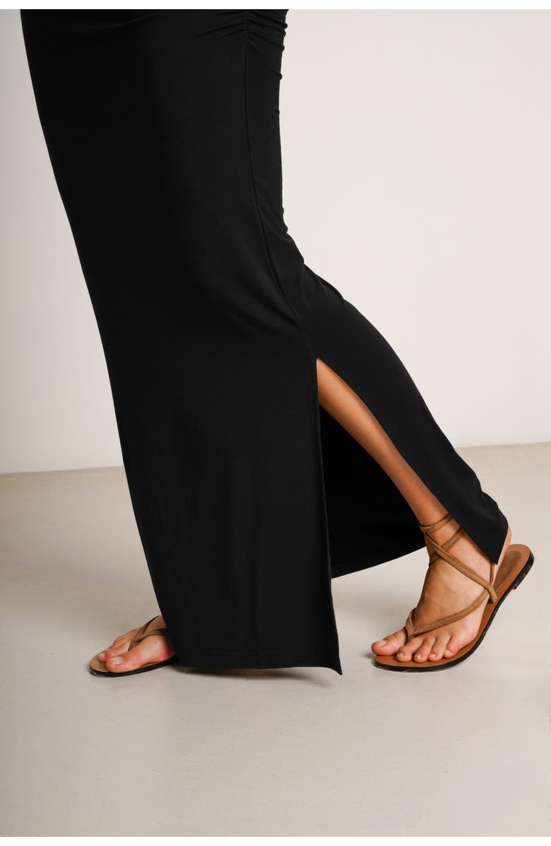 Nom Maternity Zoey Maternity Body-Con Dress, Alternate, color, Black