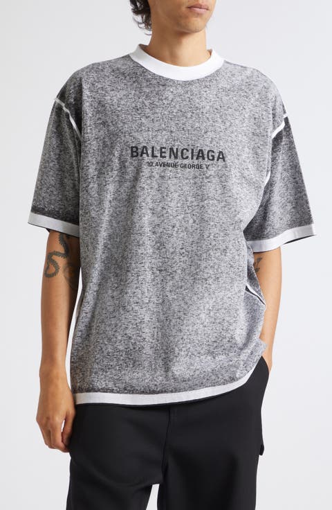 Medium Fit Jaspé Logo T-Shirt