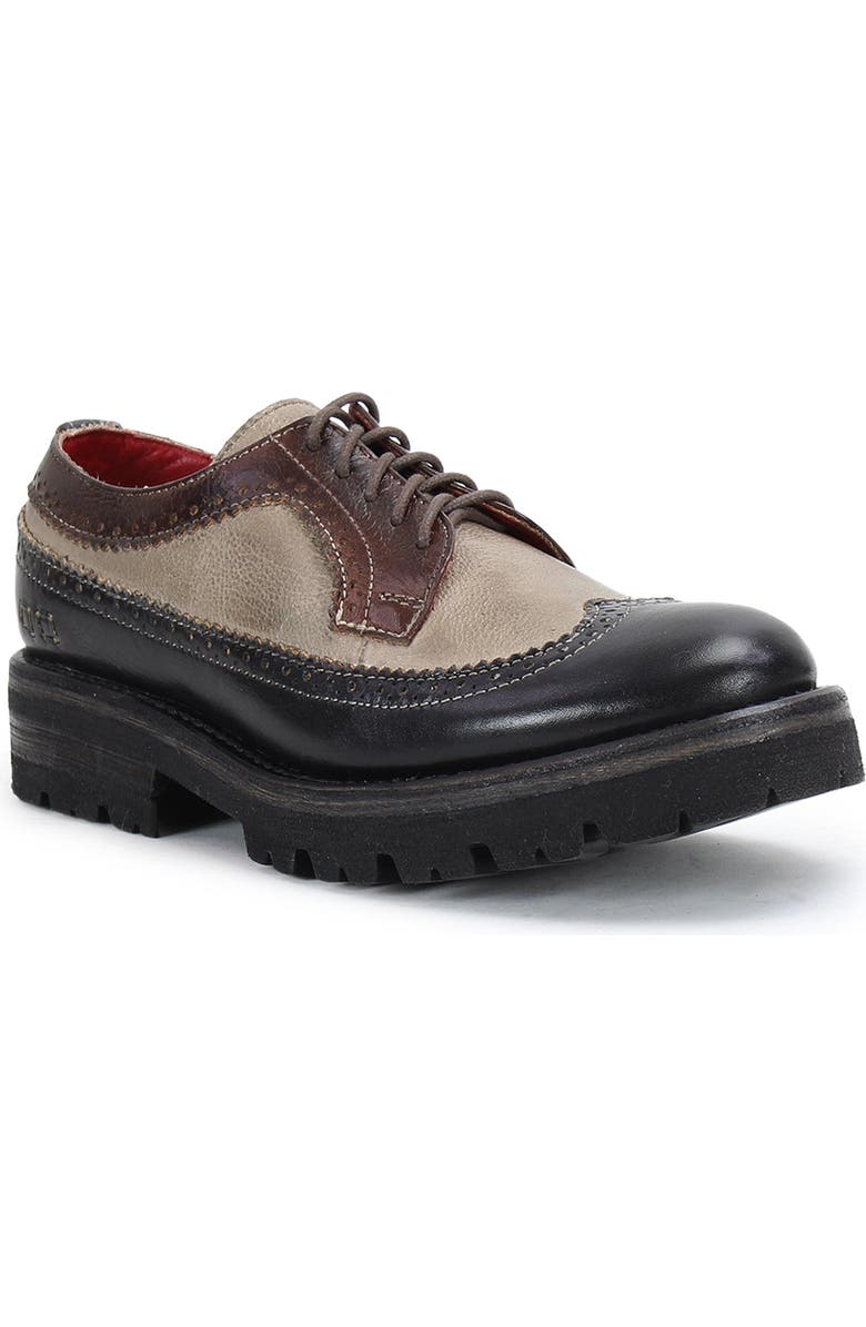 Bed Stu Lita K III Wingtip Shoe, Main, color, Starry Night Rustic