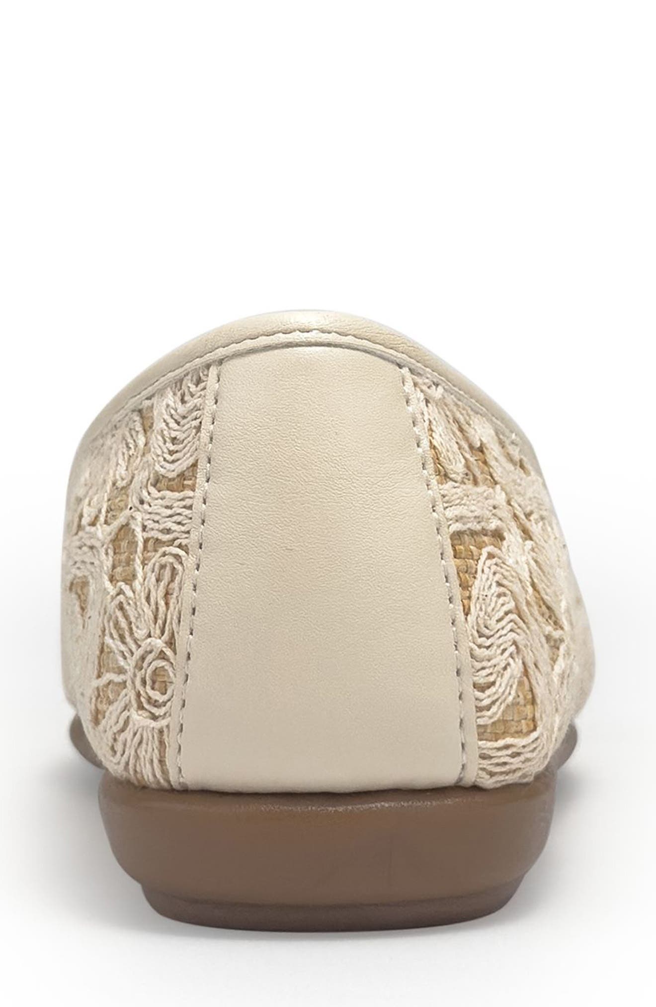 Aerosoles Big Bet Ballet Flat - Wide Width Available, Alternate, color, Natural/ Eggnog