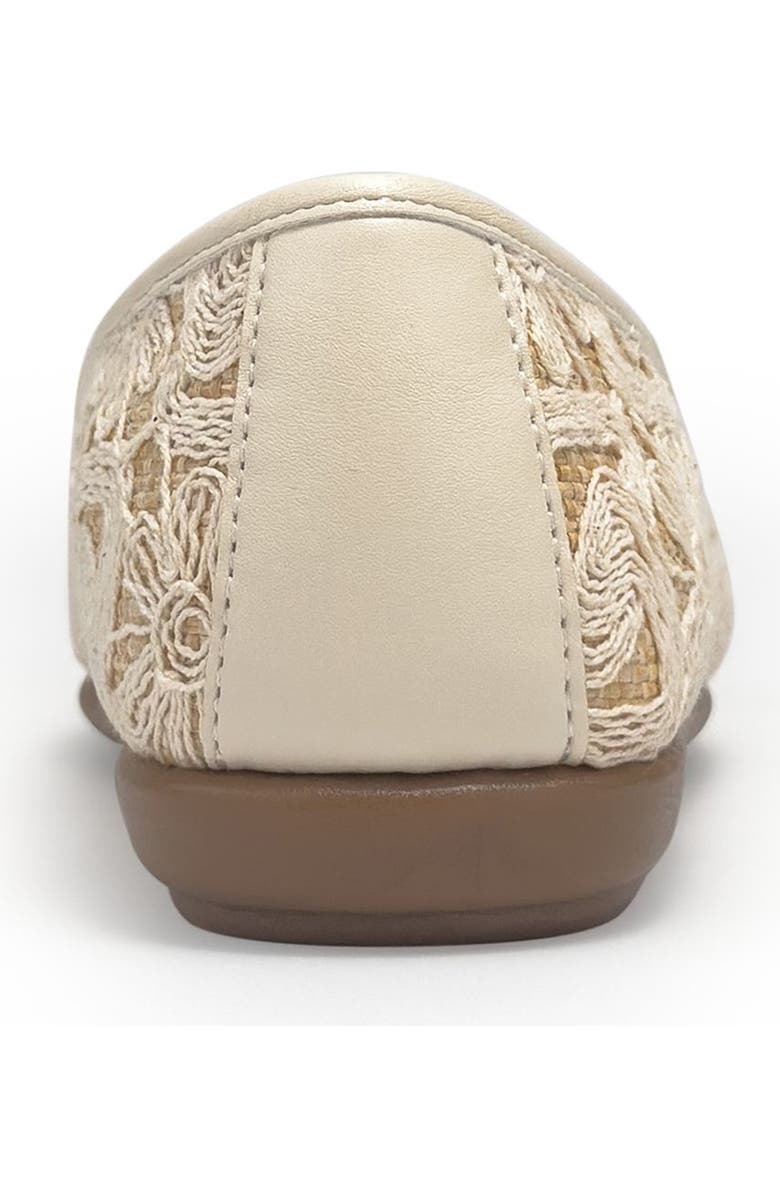 Aerosoles Big Bet Ballet Flat - Wide Width Available, Alternate, color, Natural/ Eggnog