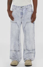 GUESS ORIGINALS Go Photorealistic Baggy Faux Denim Pants