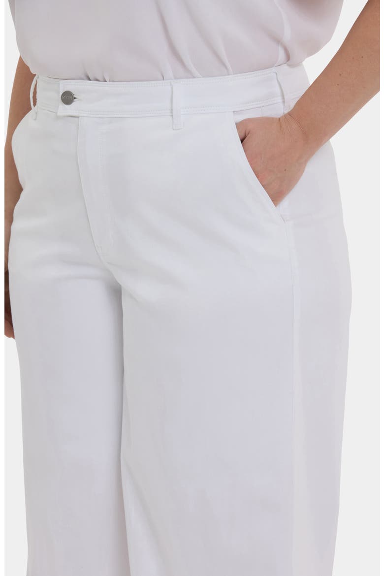 Mona High Waist Ankle Wide Leg Trouser Jeans, Alternate, color, OPTIC WHITE