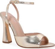 BERNESS Huburta Ankle Strap Sculpted Stiletto Sandal