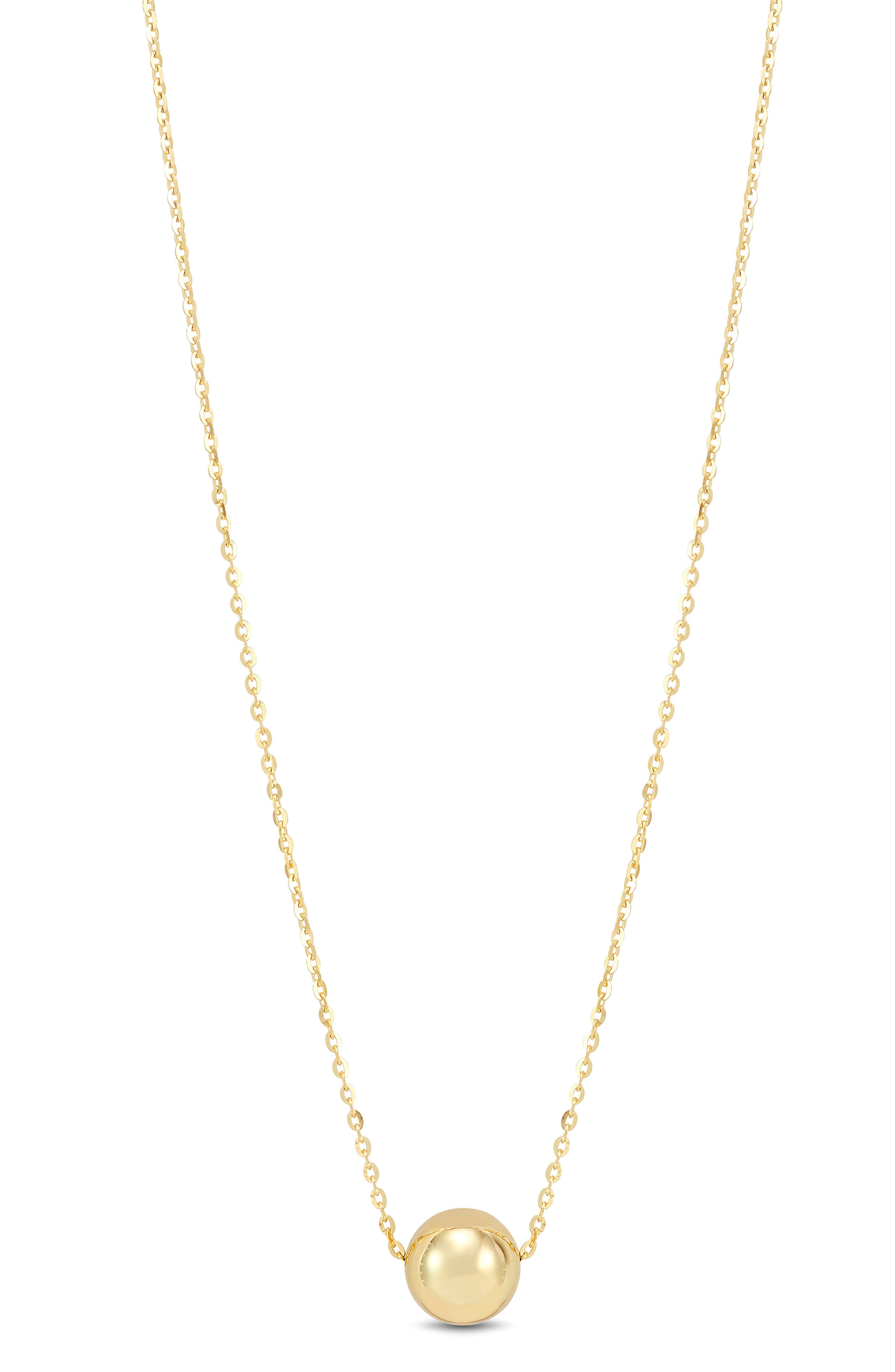 Frankie & Zoe Ball Pendant Necklace