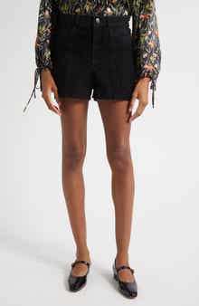 Studded Suede Shorts