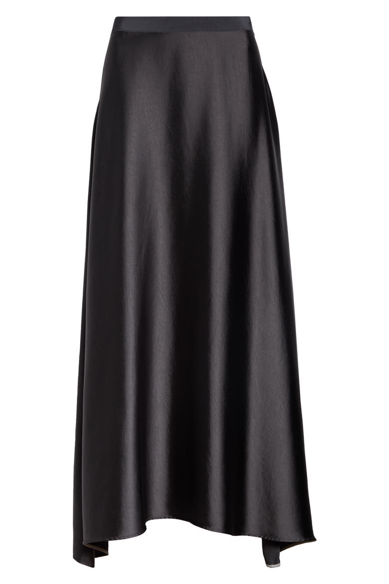Carina Fluid Midi Skirt, Alternate, color, SLATE GREY