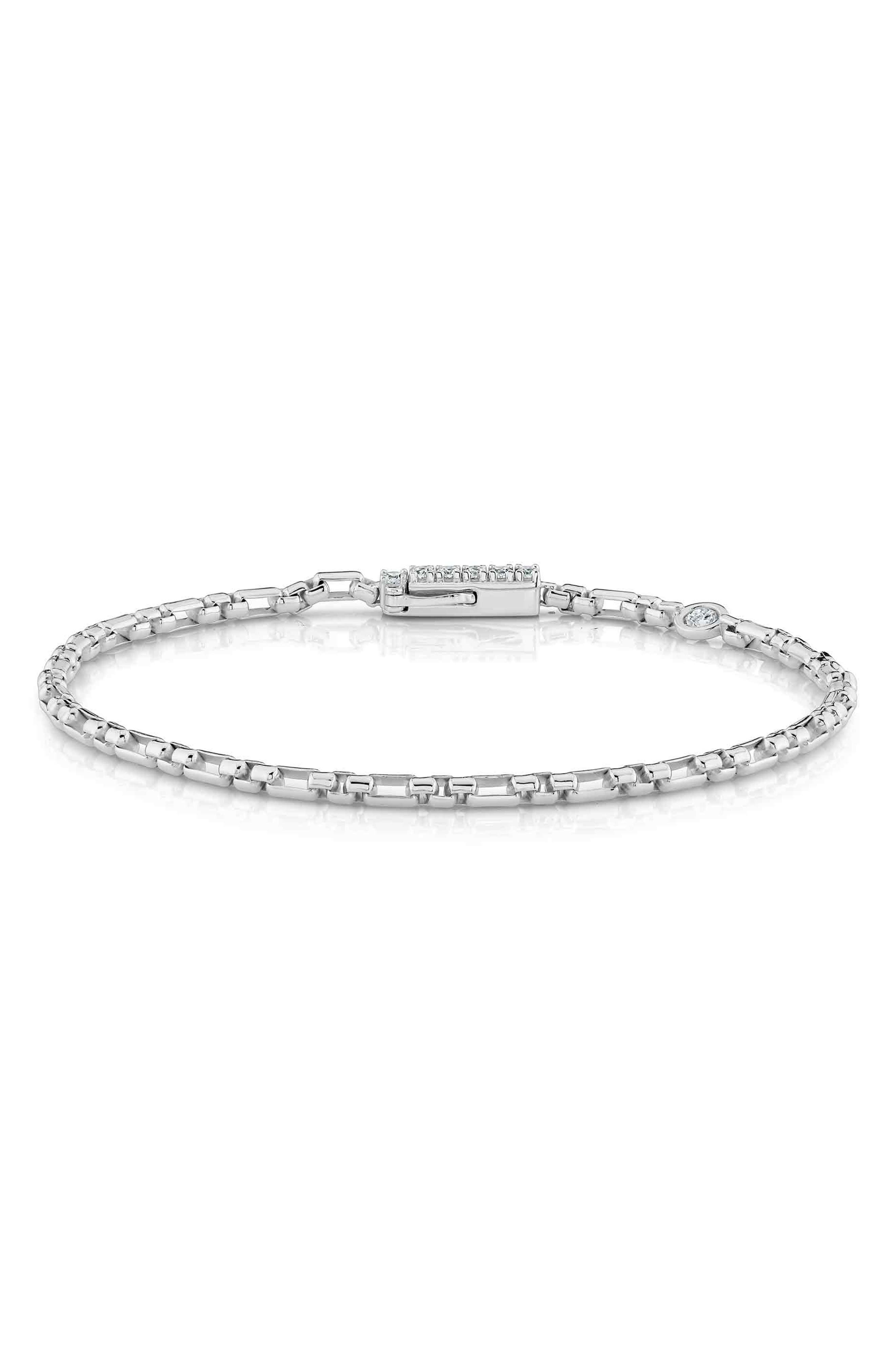 selected PURE PLATINUM / CLEAR STONE